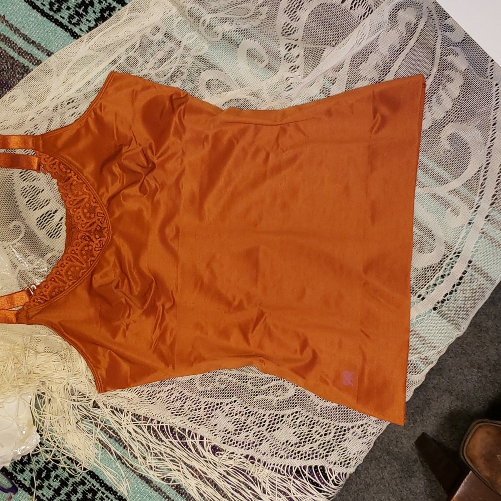 Ruby Ribbon,  NWT,  Diva Lace Cami, size 36, Color is a beautiful Ginger Snap.